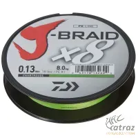 Zsinór Daiwa J-Braid X8 300m Chartreuse 0,13mm