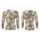 Carp Academy Camou UV Méret: XL - UV Álló Póló