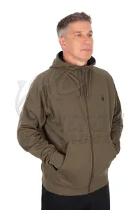 Fox Collection Zipped Hoody Green - 2XL - Zöld Fox Pulóver