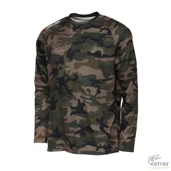 Prologic Camo Long Sleeve T-Shirt Camo Méret: M - Prologic Hosszú Ujjú Póló