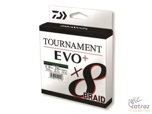 Daiwa Tournament X8 Braid Evo+ Dark Green Fonott Pergető Zsinór - Daiwa 135 méter 0,26mm