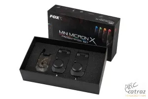 Fox Mini Micron X 2 Rod Limited Edition Camo Set - Fox Mini Micron Camo Elektromos Kapásjelző Szett 2+1
