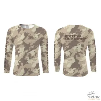 Carp Academy Camou UV Méret: 2XL - UV Álló Póló