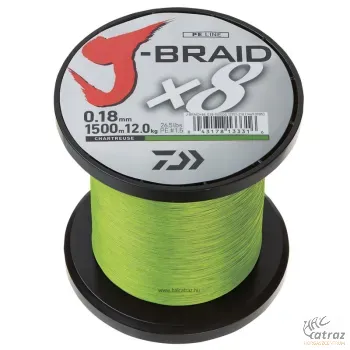 Zsinór Daiwa J-Braid X8 1500m Chartreuse 0,06mm