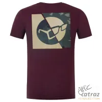 Korda LE Split Tee Burgundy Méret: 2XL - Korda Horgász Póló