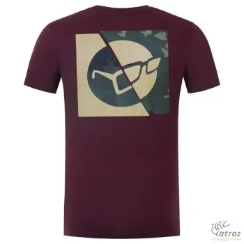 Korda LE Split Tee Burgundy Méret: 2XL - Korda Horgász Póló