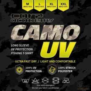 Carp Academy Camou UV - UV Álló Póló