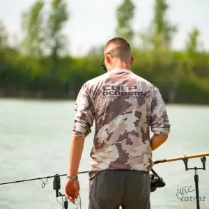 Carp Academy Camou UV - UV Álló Póló