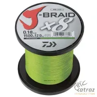 Zsinór Daiwa J-Braid X8 1500m Chartreuse 0,16mm