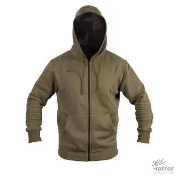 Avid Distortion Zip Hoodie Méret: L - Avid Carp Kapucnis Cipzáras Pulóver