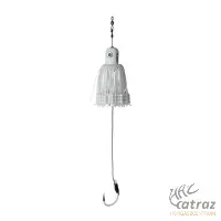 Mad Cat A-Static Clonk Teaser White 150g - MadCat Fehér Vertikális Állítható Harcsa Csali