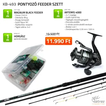 Horgász Szett - Pontyozó Feeder Szett - KB-493