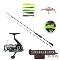 Reiva Pergető Szett Daiwa Pergető Orsóval - Reiva Hosszmérő - Pergető Bot + Pergető Orsó + Műcsalik + Fonott Pergető Zsinór