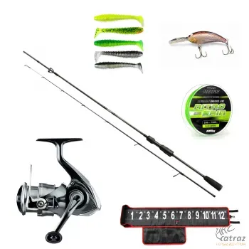 Reiva Pergető Szett Daiwa Pergető Orsóval - Reiva Hosszmérő - Pergető Bot + Pergető Orsó + Műcsalik + Fonott Pergető Zsinór