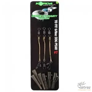 Korda COG Booms Flat Lead 4 oz - 5 oz - Korda COG Ólomhoz Szerelék