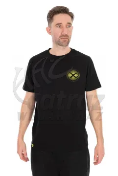 Matrix Large Fade Logo T-Shirt Black/Lime – M – Matrix Póló