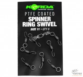 Korda PTFE Spinner Ring Swivels Méret: 11 - Korda Forgó Gyorskapoccsal
