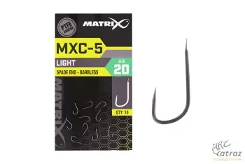 Matrix MXC-5 Horog Méret:20 - Szakállnélküli Feeder Horog GHK145