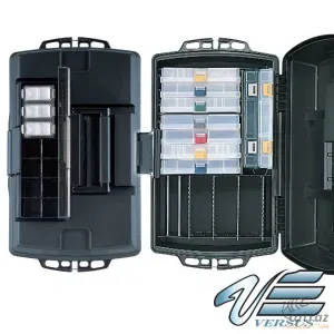 Versus VS-8050 Horgász Doboz - Versus Fekete Extra Nagy Szerelékes Láda