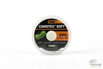 Előkezsinór Fox Camotex Soft Coated Camo 20m 35lb