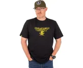 Black Cat Distressed Logo Black Tee 3XL - Black Cat Horgász Póló