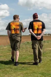 Korda Sunrise Tee Dark Olive – S – Horgász Póló