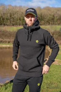 Matrix Black Marl Hoody XL - Matrix Fekete Kapucnis Pulóver