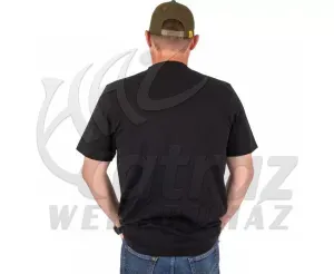 Black Cat Distressed Logo Black Tee 3XL - Black Cat Horgász Póló