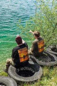 Korda Sunrise Tee Dark Olive – S – Horgász Póló