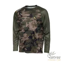 Prologic UV Camo Long Sleeve T-Shirt Camo/Green Méret: 3XL - Prologic UV Álló Hosszú Ujjú Póló