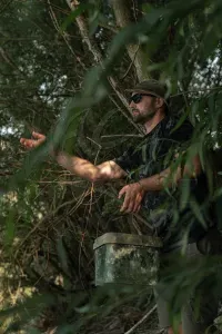 Korda Black Kamo Tee - Black Kamo - S - Horgász póló