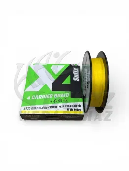 SFX 4X Braid Hi Vis Yellow 0,235mm Fonott Pergető Zsinór - Sufix Fonott Zsinór 300 méter