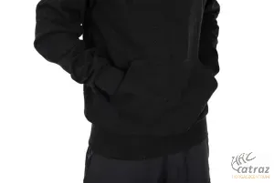 Matrix Black Marl Hoody - Matrix Fekete Kapucnis Pulóver