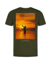 Korda Sunrise Tee Dark Olive – 3XL – Horgász Póló