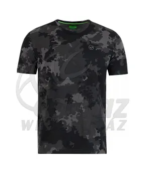 Korda Black Kamo Tee - Black Kamo - L - Horgász póló