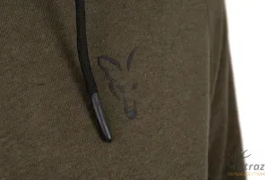 Fox Zöld Fekete Pulóver Méret: S - Fox Collection LW Hoody Green & Black