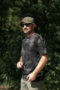 Korda Black Kamo Tee - Black Kamo - L - Horgász póló