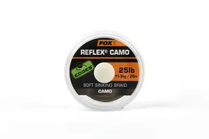 Előkezsinór Fox Reflex Camo Soft Sinking 20m 20lb