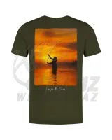Korda Sunrise Tee Dark Olive – Horgász Póló
