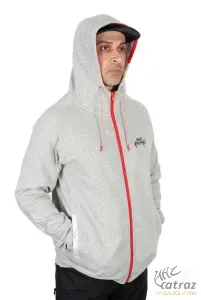 Fox Rage Világos Szürke Kapucnis Pulóver - Fox Rage Voyager Hoody Light Grey