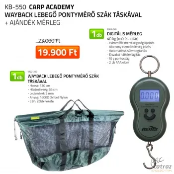 Carp Academy Wayback Lebegő Pontymérő Szák Táskával Ajándék Mérleggel - Mérlegelő Szett