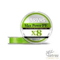 Varivas Max Power PE X8 150m #0.6 14.5lb 0.128mm Lime Green Fluo - Varivas fonott zsinór