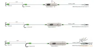 MadCat Adjust Basic River Rig Live Bait Harcsázó Végszerelék - 160 cm 1,00 mm 40 gramm