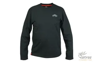 Fox Rage Black Marl Long Sleeve - Fox Rage Hosszú Ujjú Horgász Póló Méret: S