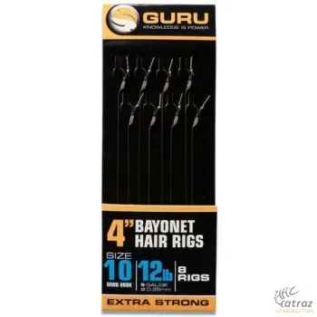 Guru Előkötött Horog Csalitüskével - Ready Rig Bayonets 4" 0,25mm S:10