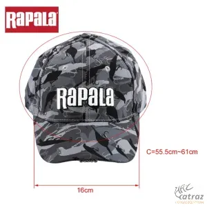 Rapala Baseball Sapka Leddel Szürke - Rapala LureCamou Cap