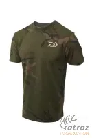 Daiwa Carp Camo T-Shirt Méret: L - Daiwa Terepmintás Horgász Póló