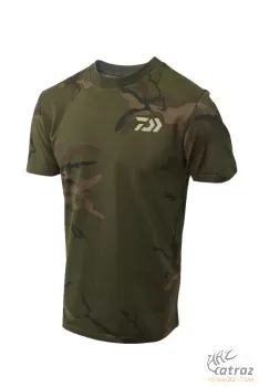 Daiwa Carp Camo T-Shirt Méret: L - Daiwa Terepmintás Horgász Póló