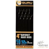 Guru Előkötött Horog Csalitüskével - Ready Rig Bayonets 4" 0,22mm S:12
