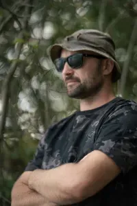 Korda Black Kamo Tee - Black Kamo - 2XL - Horgász póló